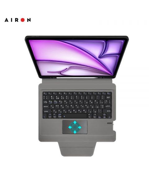 Чехол AIRON Premium для Ipad Air 13 2024 с встроенной клавиатурой