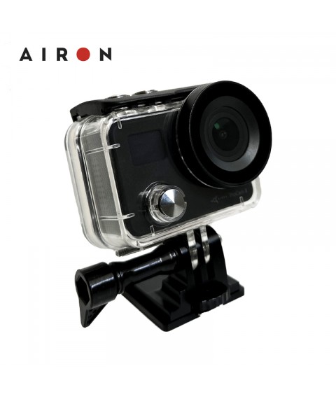 Tactical set: action camera AIRON ProCam 8 Black with accessories