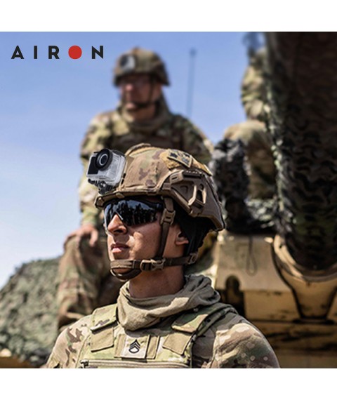 Tactical set: AIRON ProCam 7 DS action camera with accessories