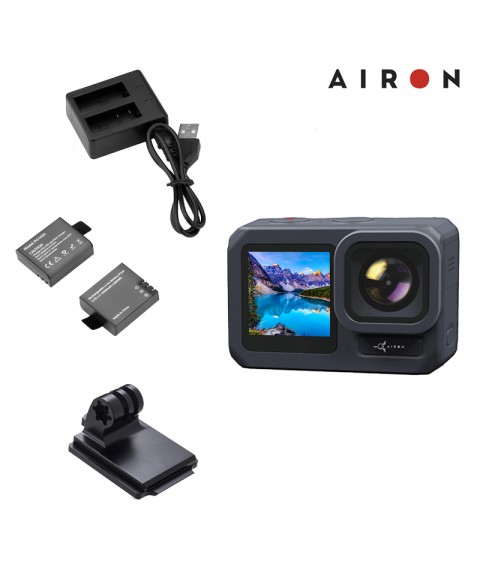 Tactical set: AIRON ProCam X action camera with accessories