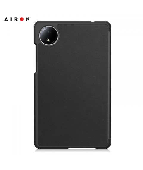 Чехол AIRON Premium для Xiaomi Redmi Pad SE 8.7" 2024 с защитной пленкой и салфеткой Black