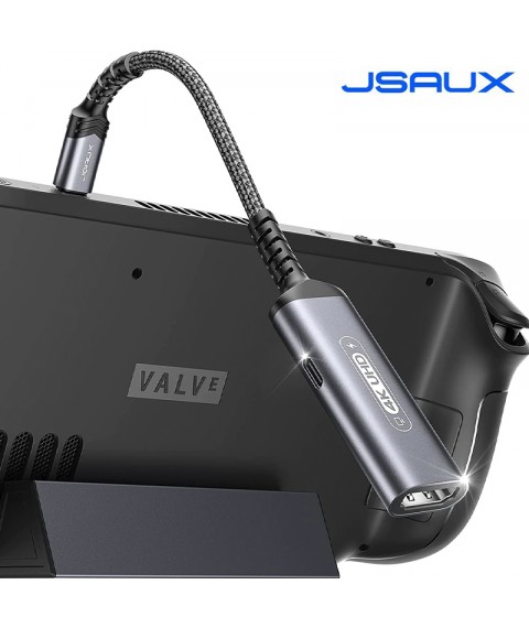 USB-C to HDMI 4K@60Hz and USB-C PD Adapter JSAUX HB0201