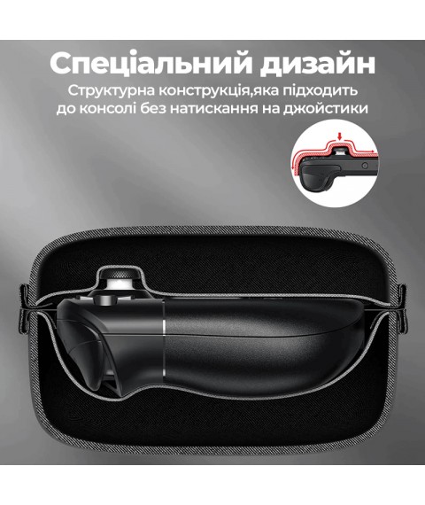 Bag-case JSAUX for Steam Deck and ROG Ally BG0106A gray