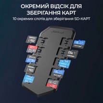 Сумка-чехол JSAUX для Steam Deck и ROG Ally BG0106A серая