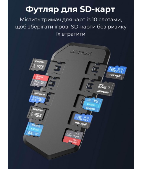 Сумка-чохол JSAUX BG0105X для Steam Deck / OLED | ROG Ally / X | PlayStation Portal BG0105X