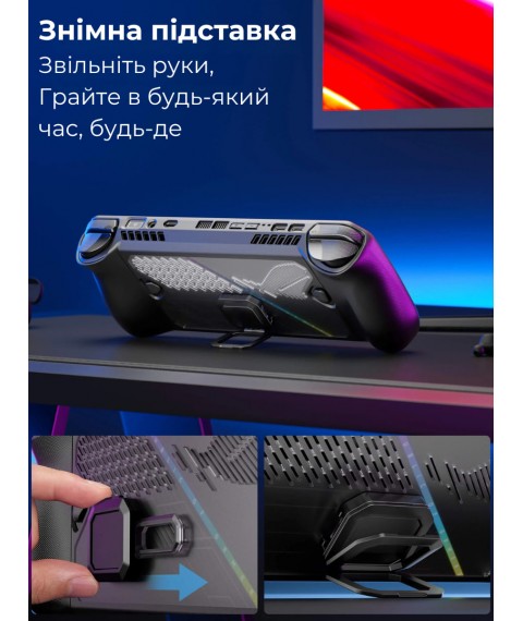 Чохол JSAUX PC0111 Basic Set для ROG Ally & ROG Ally X (Чорний)