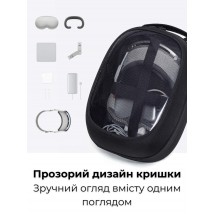 Сумка-чохол JSAUX BG0114 для VR-гарнітури: Vision Pro, Quest 2, Quest 3, PS VR, PS VR2 |для Консолей: Steam Deck/OLED, ROG Ally/X, Switch, Swith OLED