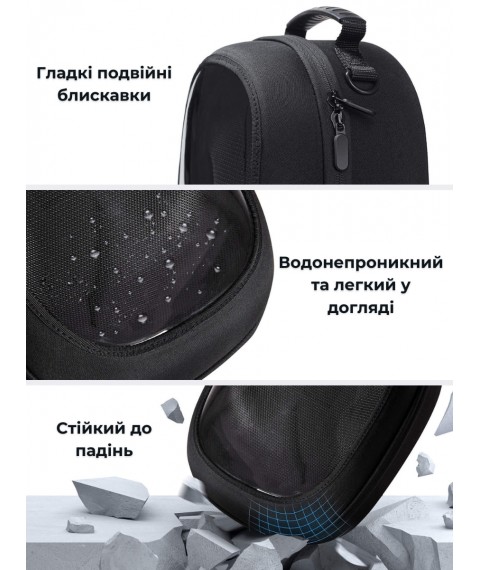 Сумка-чохол JSAUX BG0114 для VR-гарнітури: Vision Pro, Quest 2, Quest 3, PS VR, PS VR2 |для Консолей: Steam Deck/OLED, ROG Ally/X, Switch, Swith OLED