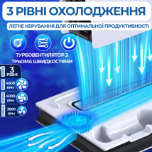 Мультифункциональная подставка для джойстиков ps5 с охлаждением магнитной зарядкой для контроллеров PS5 Slim