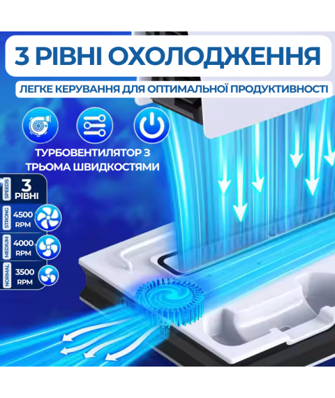 Мультифункциональная подставка для джойстиков ps5 с охлаждением магнитной зарядкой для контроллеров PS5 Slim