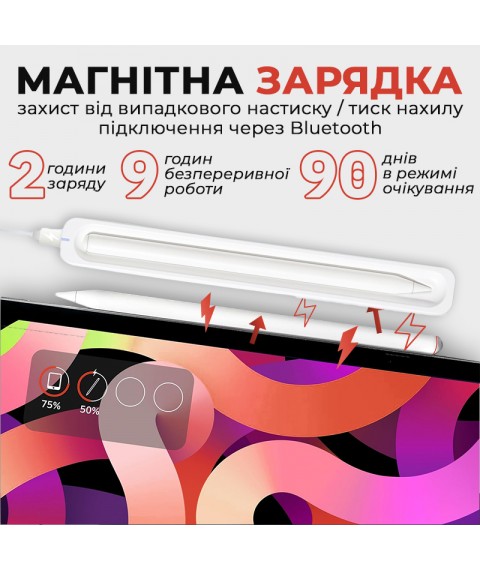 Стилус AirSens с зарядным кейсом для iPad