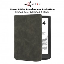 Чехол AIRON Premium для PocketBook InkPad Color 2/InkPad 4 черного цвета