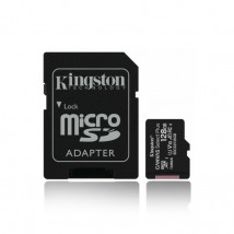 Карта памяти Kingston Select 100R 128G C10 UHS-I + адаптер