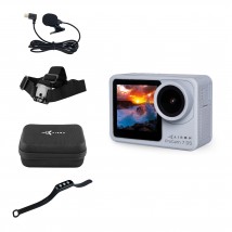 Набор для блогера 8 в 1: экшн-камера AIRON ProCam 7 DS с аксессуарами для съемки от первого лица