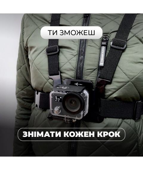 Набор блогера 30 в 1: экшн-камера AIRON ProCam 8 Black с аксессуарами