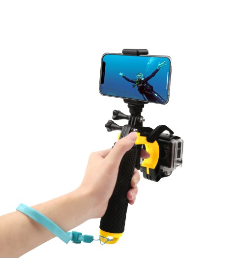 Double floating monopod for camera and smartphone AIRON X-263-1