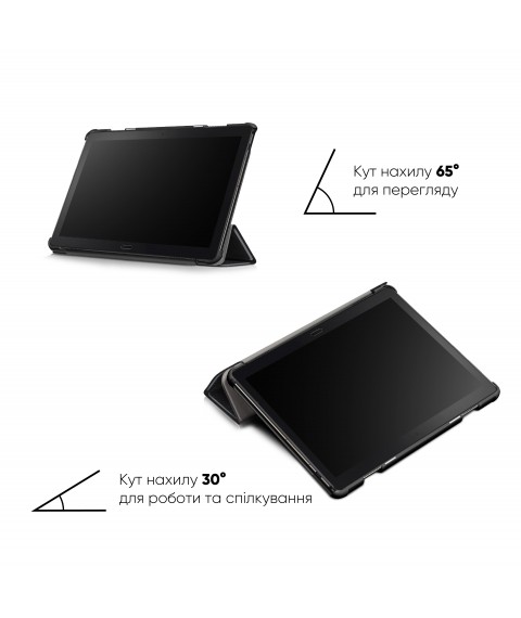 Чохол AIRON Premium для Lenovo Tab P10 (TB-X705F / TB-X705L) 10&quot; із захисною плівкою і серветкою Black