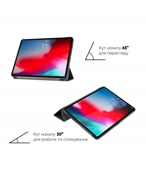 Чохол AIRON Premium для iPad Pro 11 '' 2018 із захисною плівкою і серветкою Black