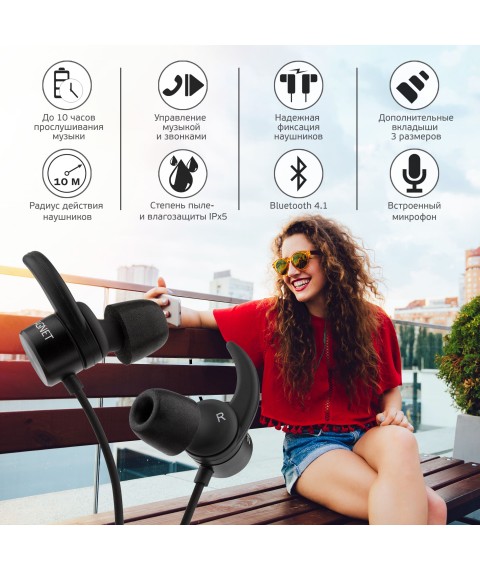 Airon ZEUS Magnet Black Headphones