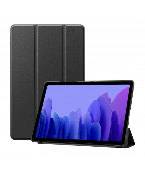 Cover f?r AIRON Premium Tablet f?r Samsung Galaxy Tab A7 T500 mit Schutzfolie und Serviette Schwarz