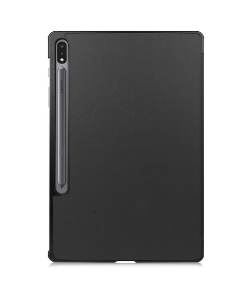 AIRON Premium case for Samsung Galaxy TAB S7+/S8+ (t970/975/X800/X806) with protective film and cloth Black