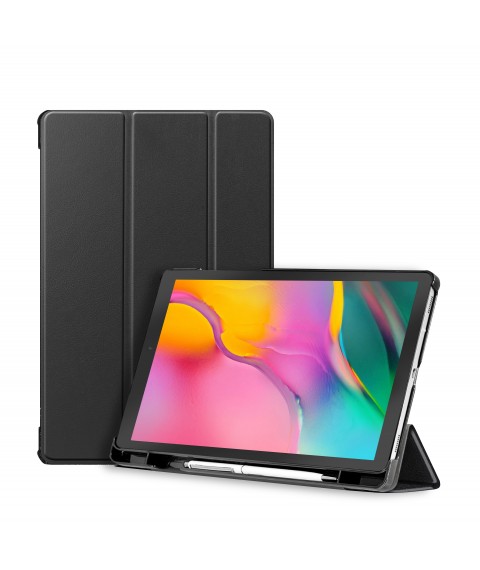 Case AIRON Premium NEW for Samsung Galaxy TAB T510/515 (2019) with protective film and cloth Black