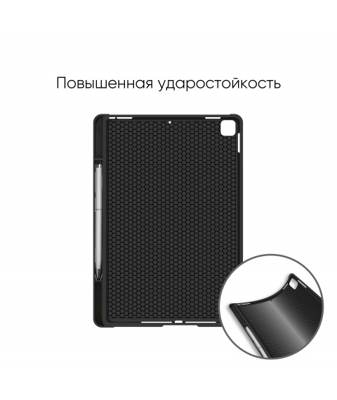 Case AIRON Premium NEW for Samsung Galaxy TAB 10.5 S5E T720 (2019) with protective film and cloth Black