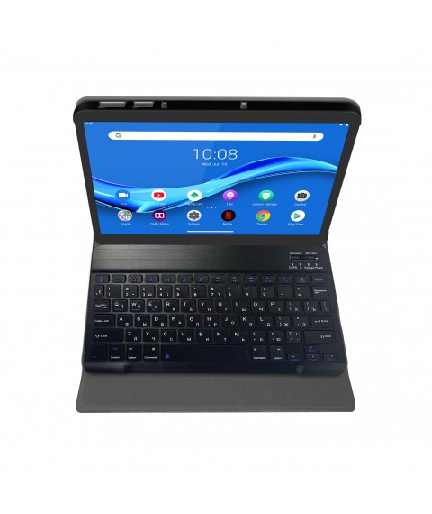 Case AIRON Premium for Lenovo tab M10 PLUS X606 with Bluetooth keyboard Black