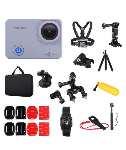 Skier's set 35 in 1: AIRON ProCam 7 Touch action camera with accessories