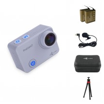 Blogger kit 12 in 1: action camera AIRON ProCam 7 Touch with accessories