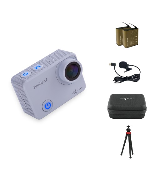Набор блогера 12 в 1: экшн-камера AIRON ProCam 7 Touch с аксессуарами