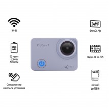 12 in 1 blogger set: AIRON ProCam 7 Touch action camera with accessories