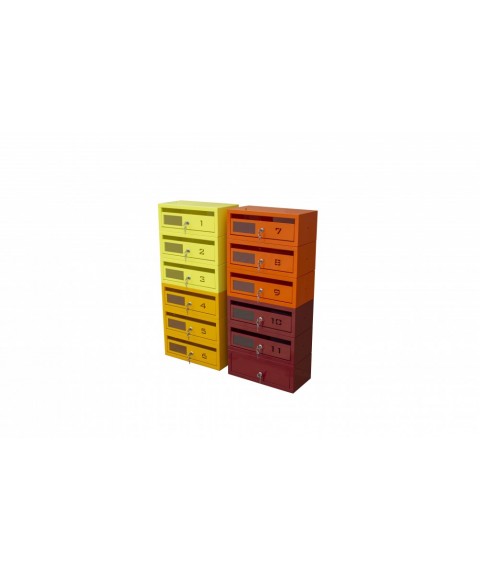 Multisectional mailbox BY3 C1 Multisectional mailbox BY3 C1
