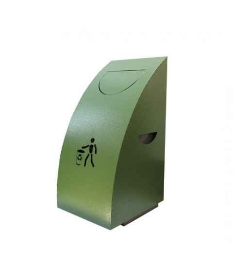 Garbage can Profit M UDS-1 Green