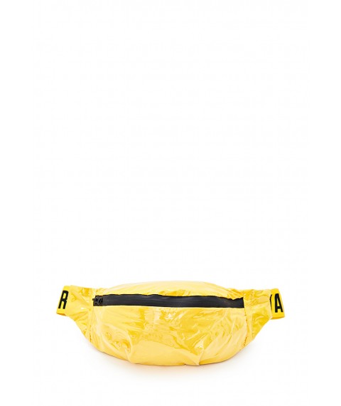 DRYBAG banana bag yellow with Warning belt