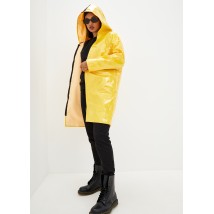 Raincoat female DRYDOPE transparent yellow with a raincoat fabric