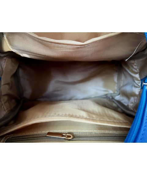 Рюкзак женский Betty Pretty из искусственной кожи синий 884BLUE