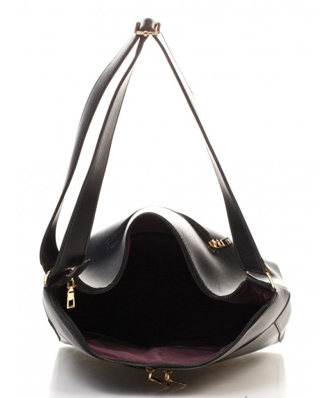Women's eco-leather shoulder bag Betty Pretty black 9281545