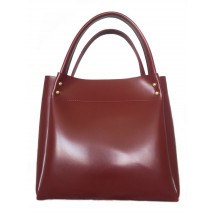 Women's bag Betty Pretty made of eco-leather burgundy 908X1559