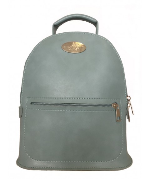 Women's backpack made of eco-leather Betty Pretty mint 940MINT