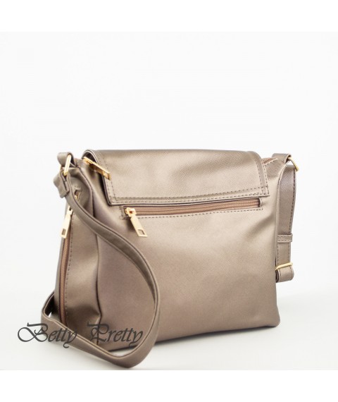 Women's bag Betty Pretty made of eco-leather bronze 941BRONZ