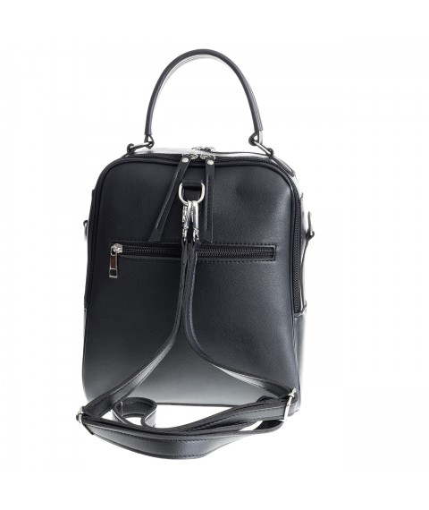 Women's city backpack Betty Pretty made of eco-leather 960BLK