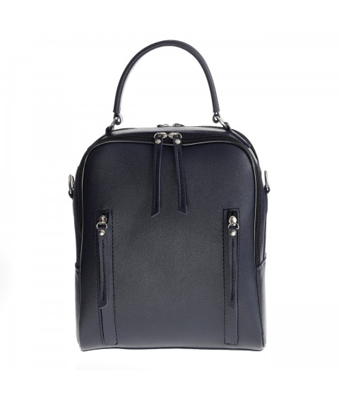 Women's city backpack Betty Pretty made of eco-leather 960DARKBLUE