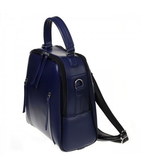 Women's city backpack Betty Pretty made of eco-leather 960BLUE