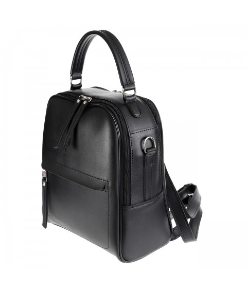 Women's city backpack Betty Pretty made of eco-leather 960KBLK