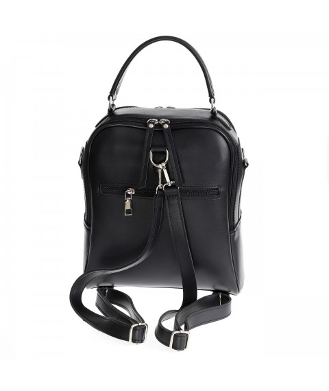 Women's city backpack Betty Pretty made of eco-leather 960KBLK