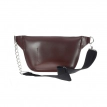 Women's belt bag Betty Pretty made of eco-leather 948BORDO