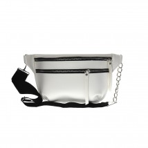 Women's belt bag Betty Pretty made of eco-leather, white 948WT