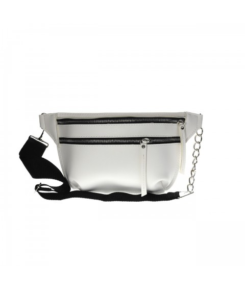 Women's belt bag Betty Pretty made of eco-leather, white 948WT