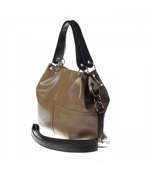 Betty Pretty women's bag made of eco-leather cappuccino 965CAP